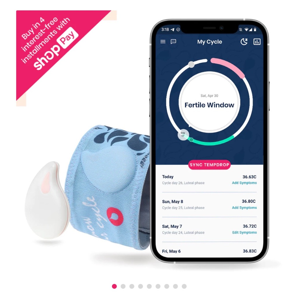 Tempdrop Monitor 2.0 - With A New And Improved Fabric Armband